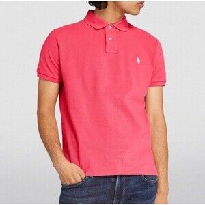 Polo Ralph Lauren Cotton Mesh Custom Slim Fit Polo Shirt Size:XL